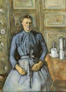 Paul Cezanne Woman with Coffee Pot (mk09) oil